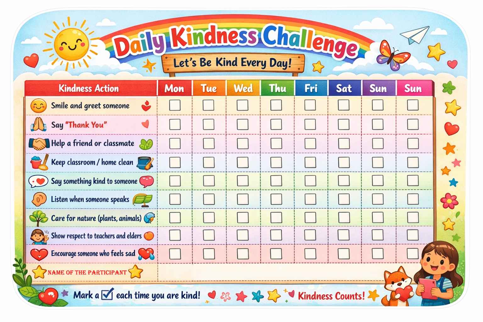 Kindness Tracker_universepdf