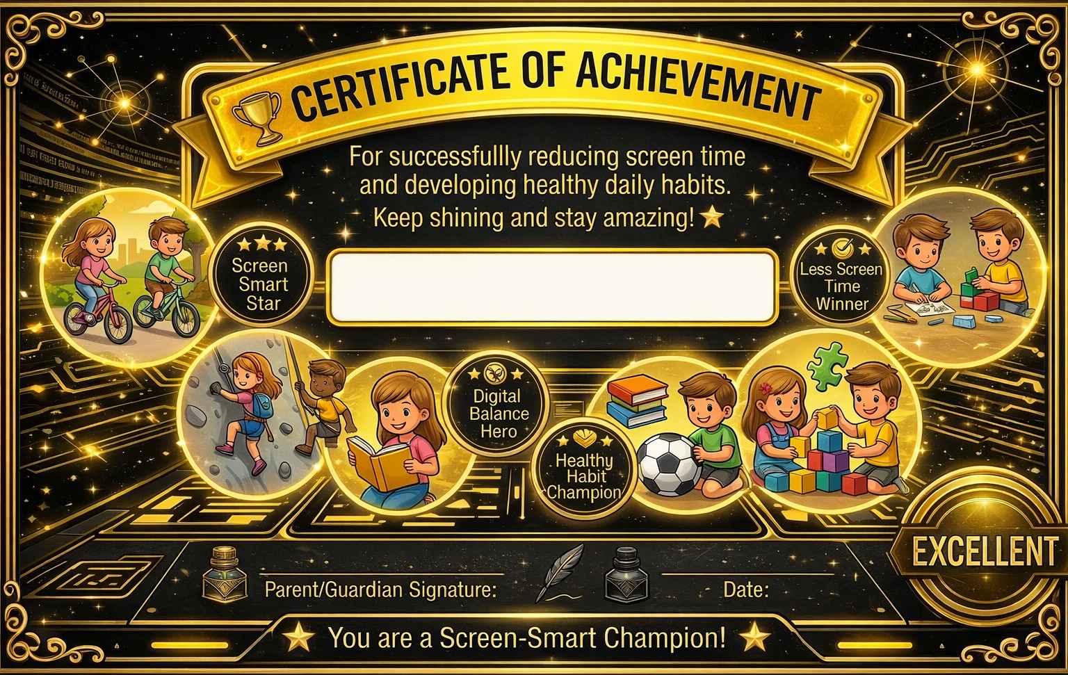 Screen Time Tracker Certificate 2_universepdf (1)